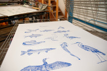 Charger l'image dans la galerie, Bestiaire de Loire - bleu