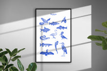 Charger l'image dans la galerie, Bestiaire de Loire - bleu